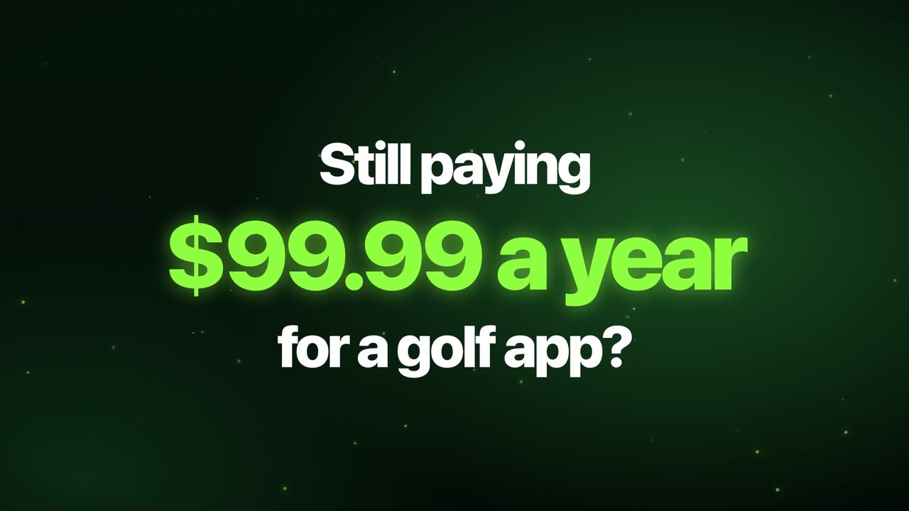 Still paying $99.99 a year for a golf app? AutoStrike Pro is $24.99 a year.